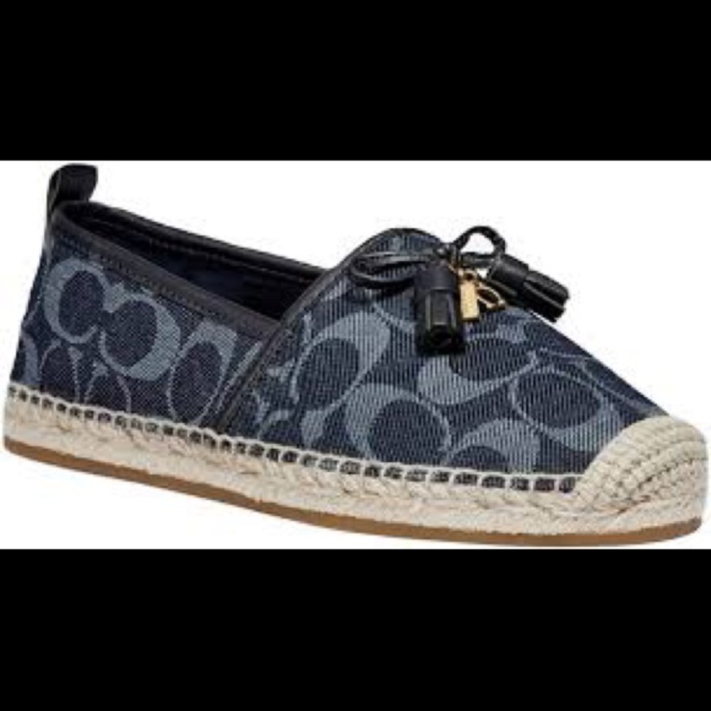 Coach shoes 9.5 Carson Espadrille